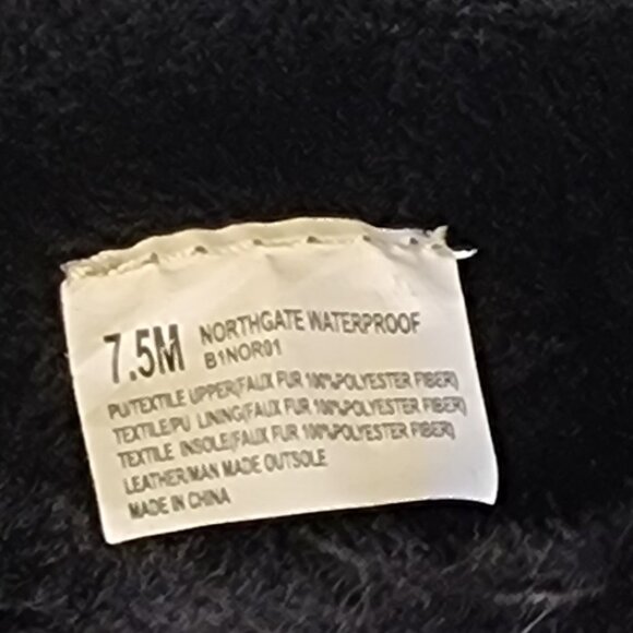 JBU Boots Woman's Faux Fur Herringbone Weather Ready Southgate Chunky Lu - C027 - Picture 6 of 6